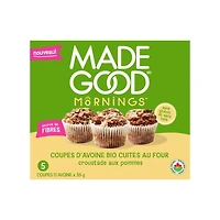 MadeGood Baked Oat Cups – Apple Crumble 5 Cups