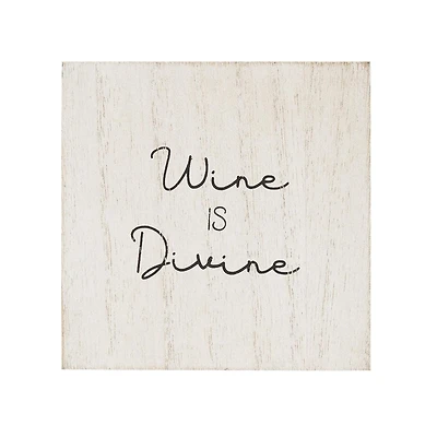 Wine Is Divine Box Top Art