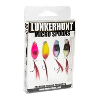 Lunkerhunt Micro Spoon - Kit de Cuillère de Pêche - Motif de Réaction - 1/8 oz