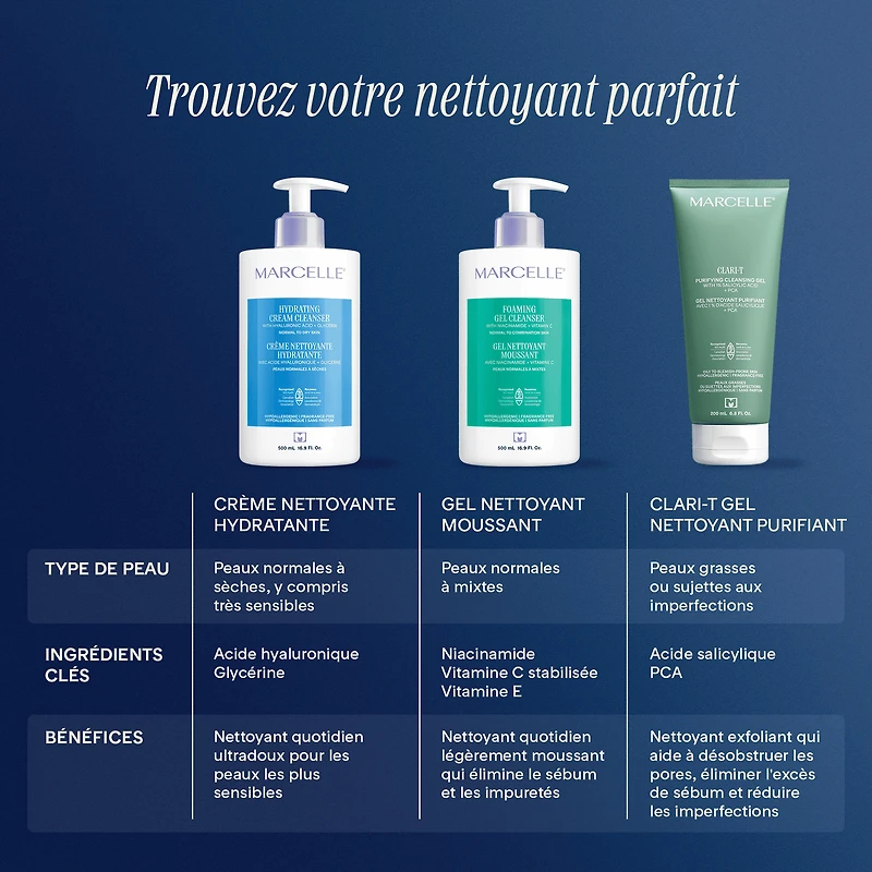 Marcelle, Hydrating Cream Cleanser, 500mL