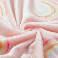 Mainstays Kids Plush Throw Blanket Rainbow