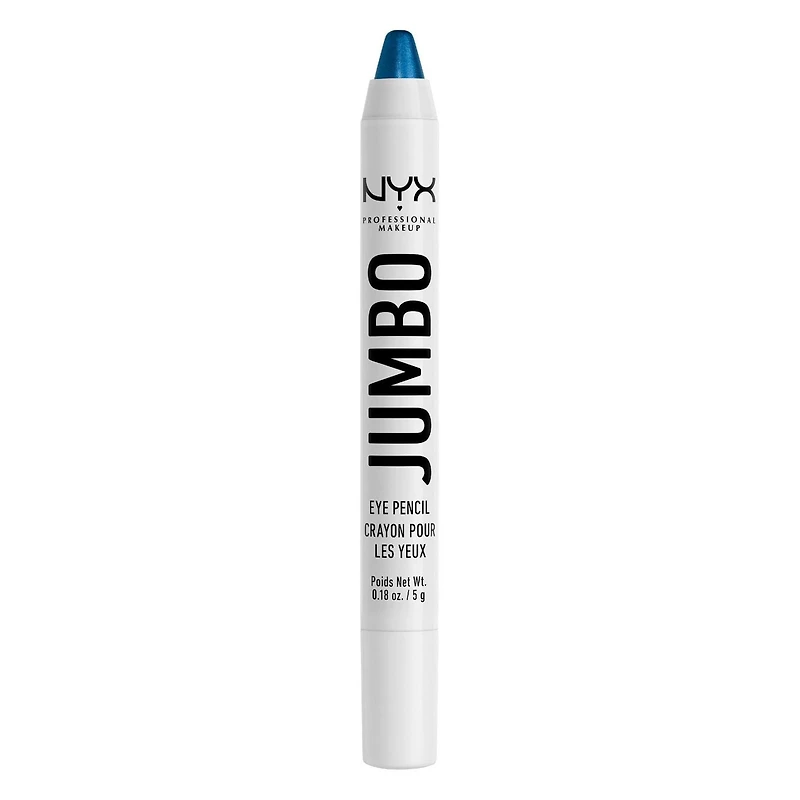 NYX PROFESSIONAL MAKEUP Jumbo Eye Pencil, Eyeshadow & Eyeliner Pencil, Sharpenable - Blueberry pop (Blue)