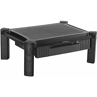 Support de moniteur réglable StarTech.com, tiroir, pour moniteurs jusqu'à 32 pouces (10 kg), hauteur réglable, support pour moniteur, rehausseur pour écran d'ordinateur