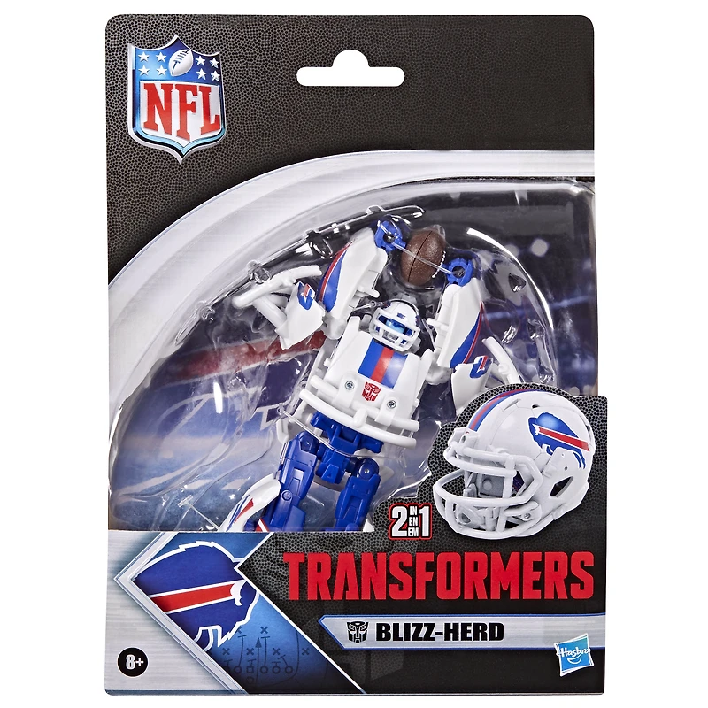Transformers NFL Buffalo Bills Blizz-herd Action Figure