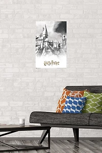 The Wizarding World: Harry Potter - Illustrated Hogwarts Wall Poster