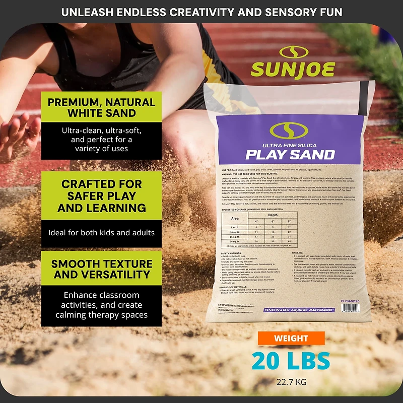 Ultra Fine Silica Sand, 20lb Bag