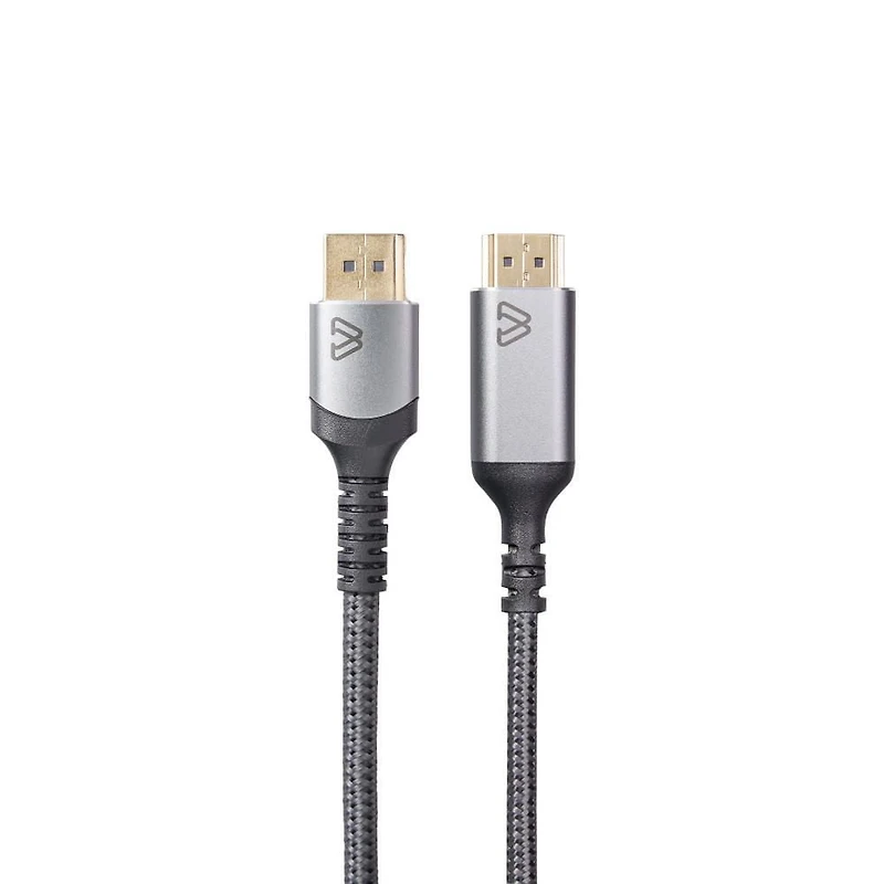 BlueDiamond PRO Display Port to HDMI 8K Cable - Ultra HD - 48Gbps - Dynamic HDR - DP 1.4 - HDMI 2.1 - 8K@60Hz, 4K@120Hz, 3ft