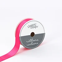 UNIQUE CREATIV Satin Ribbon 25 mm (0.98 in) × 5.5 m (⅞ in × 6 yd), Shock Pink, 5.49 m (18 ft)