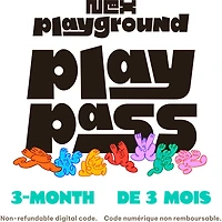 Play Pass (laissez-passer de jeu) Nex Playground de 3 mois (Code Numérique)