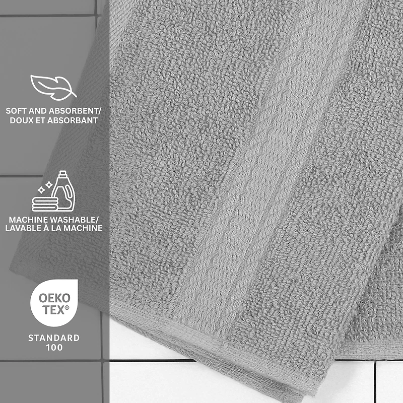 Mainstays Basics Solid Hand Towel