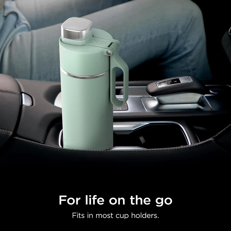 Ninja Thirsti 18oz. Travel Bottle, Mint