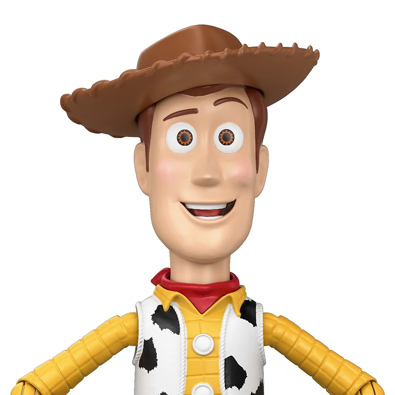 Disney and Pixar Toy Story 5 Running Woody 12 Inch Figure, Action Move, 50+ Sounds French & English
