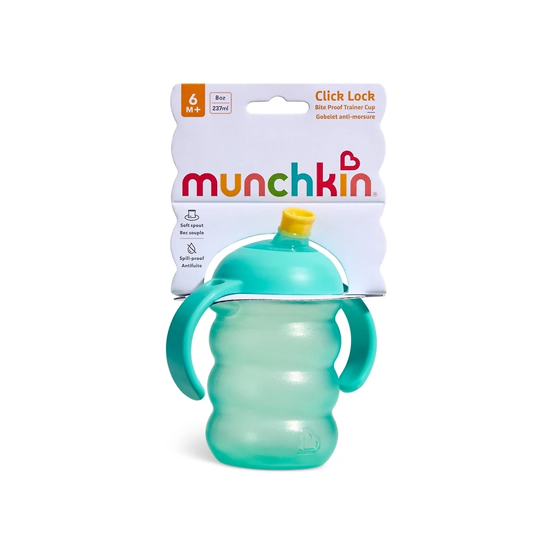 8oz Lock Bite Proof Trainer Cup Blue