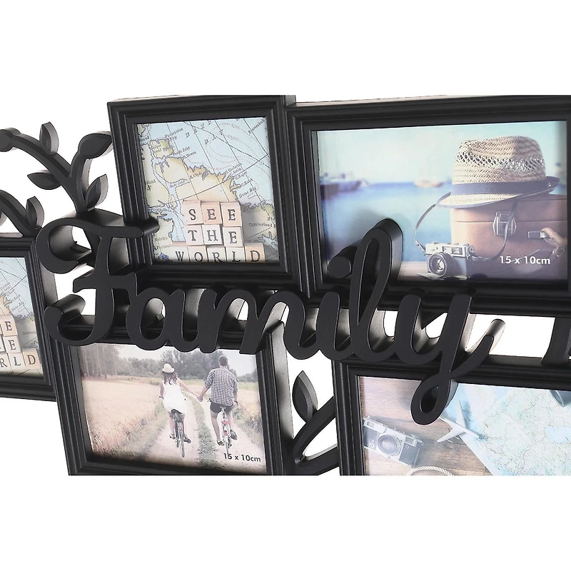 Black Collage Frame - Family (Asstd 6 Opening)