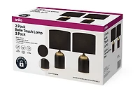 2pk lampes tactiles Belle Anko, Noir