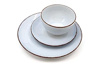 Hometrends Ensemble de 6 assiettes à dîner Sophia