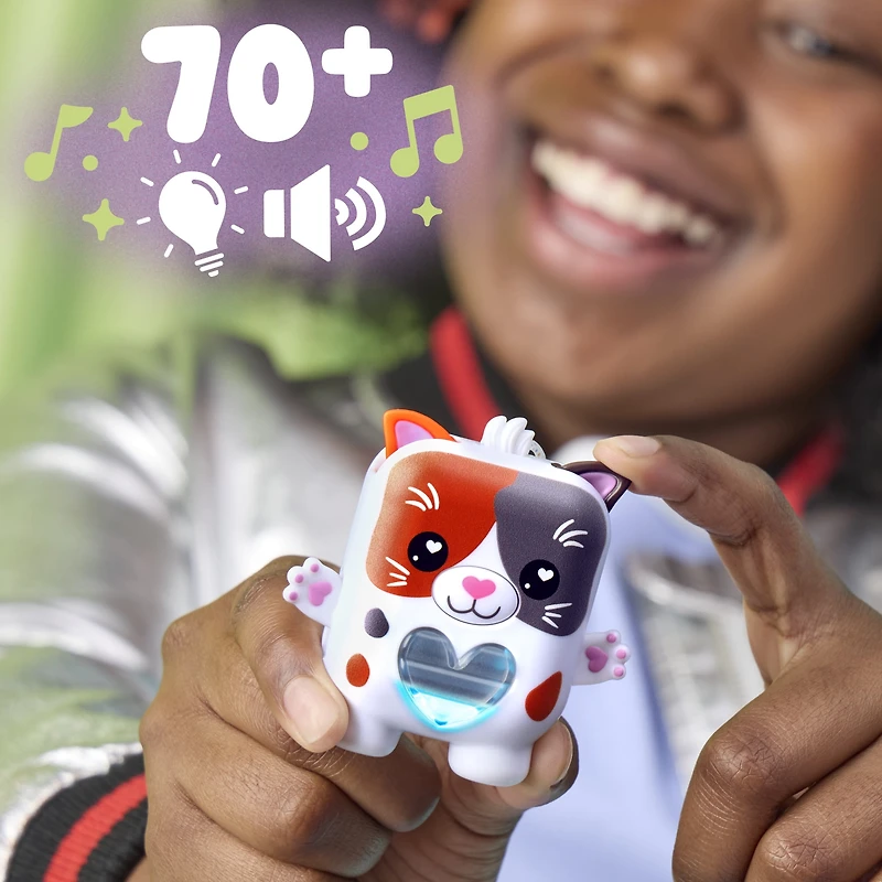 NANO-MALS Purrnelope the Calico Kitty Electronic Fidget Pet
