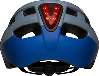 Casque de vélo Bell Sports Nixon avec lumière pour jeunes Bleu/Gris