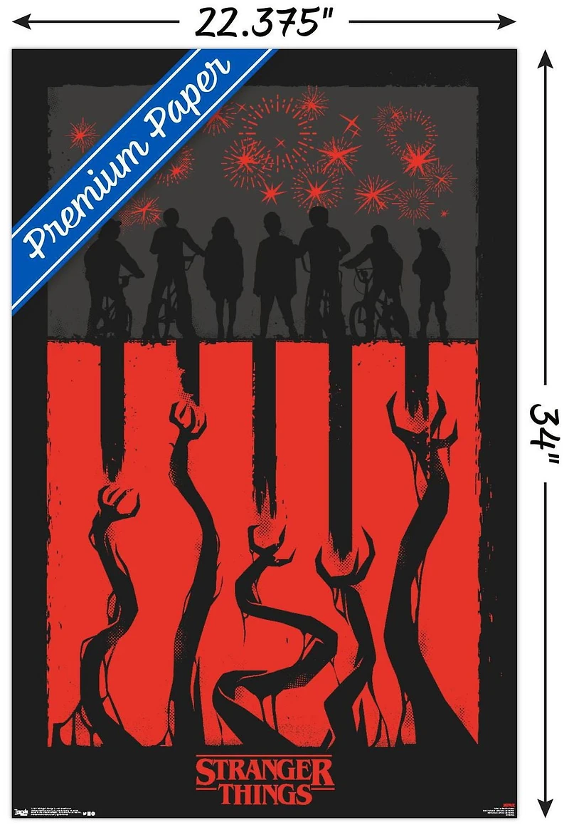Netflix Stranger Things: Season 3 - 4Th Illustration Wall Poster