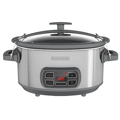 Mijoteuse de 7 pintes avec couvercle verrouillable BLACK+DECKER