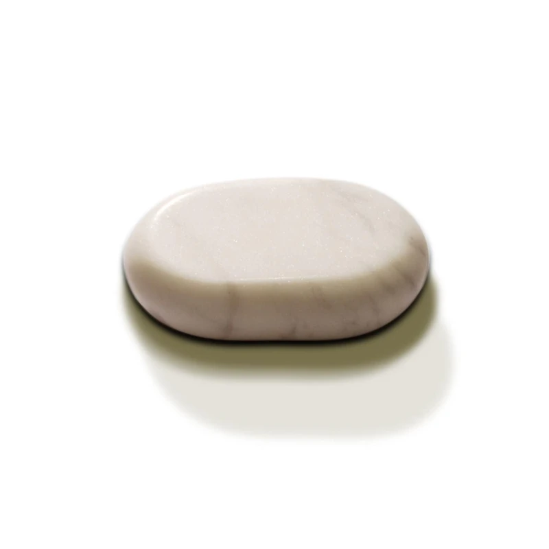 Master Massage Ensemble de 9 pièces de pierres paquet de marbre blanc