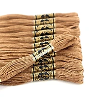 DMC 6-Strand Cotton Embroidery Floss, 8 m (8.7 yd), Brown
