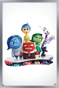 Disney Inside Out 2 - One Sheet Wall Poster, 14.725" x 22.375" Framed