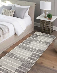 ECARPET Atlas Nautical Coastal Area Rug for living room, bedroom, dining room, entrance, hallway and more.