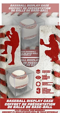 Boîte d'exposition pour balle de baseball - Claire et carrée - Pour exposer et préserver une seule balle de baseball
