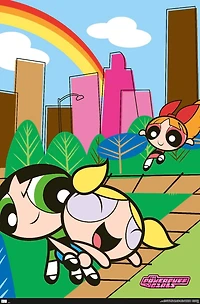 The Powerpuff Girls - Group Park Wall Poster, 22.375" x 34"
