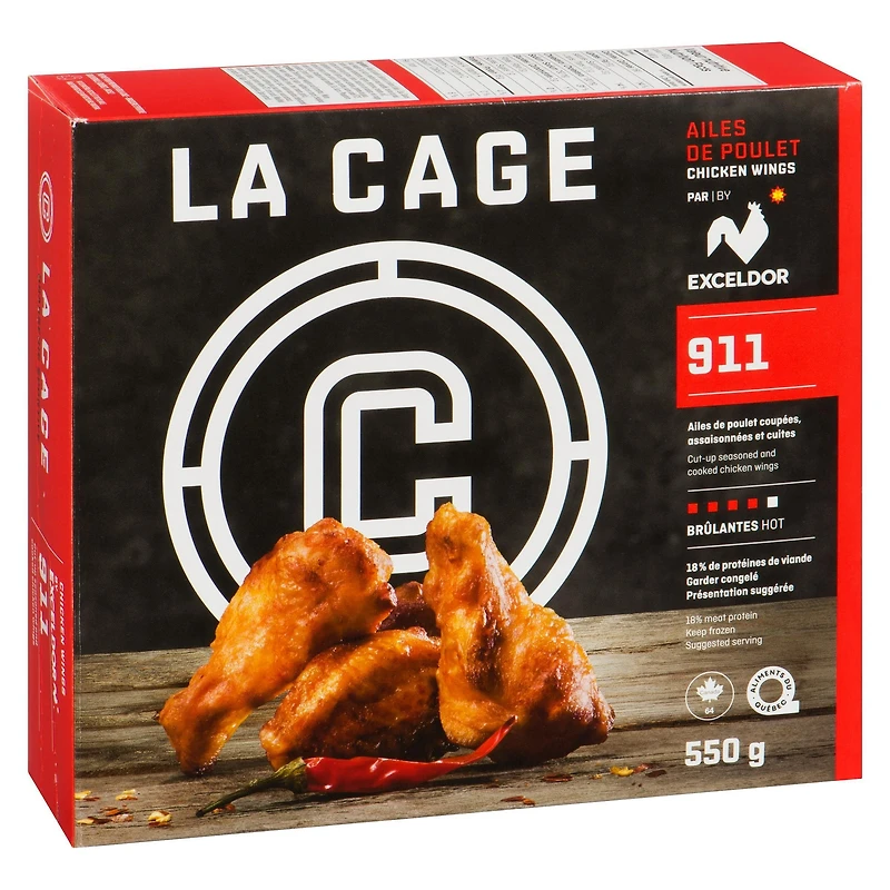 La Cage 911 Chicken Wings, 550 g