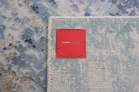ECARPETGALLERY Tapis Métier Main pour Salon, Salle à Manger et Chambre à Coucher Contemporain Collection Galleria 5'3" x 7'7" en Bleu