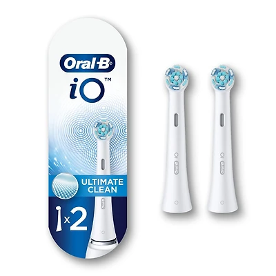 Oral-B iO Ultimate Clean Replacement Brush Heads, White
