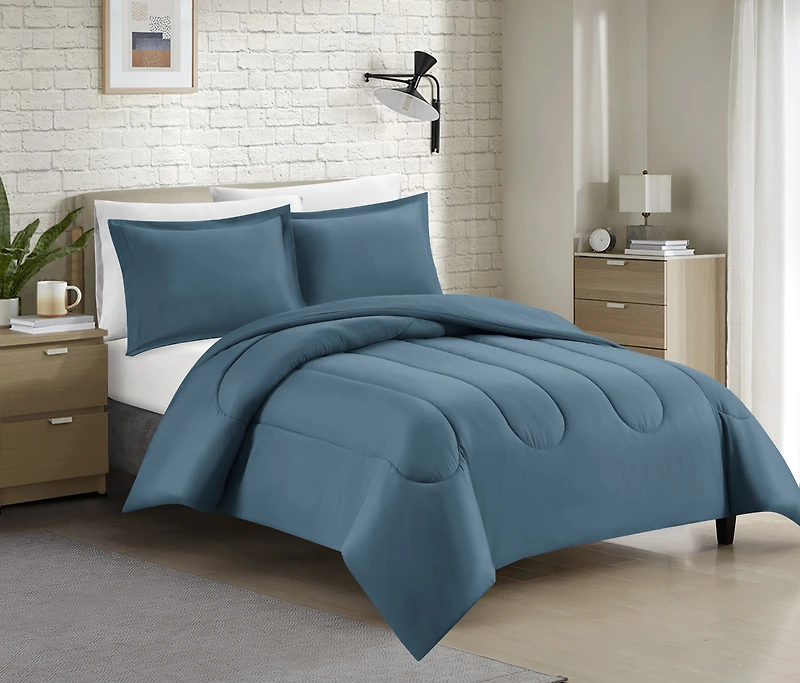 Swift Home Luxury 6 Piece Bed in a Bag, All Season Complete Bedding Set, Twin/ Twin XL