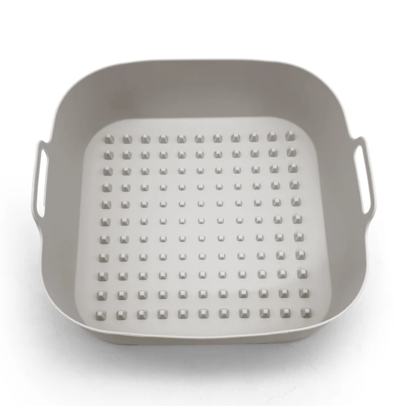 Starfrit Silicone Air Fryer Basket, Rectangular, 1 Pack, BPA-Free, Reusable, Fits 3–8 QT, Heat Resistant, Non-Stick