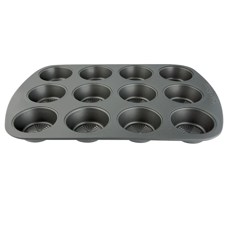 Taste of Home 3066 12 Cup Nonstick Metal Muffin Pan, 2 Pack