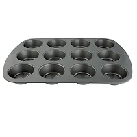 Taste of Home 3066 12 Cup Nonstick Metal Muffin Pan, 2 Pack