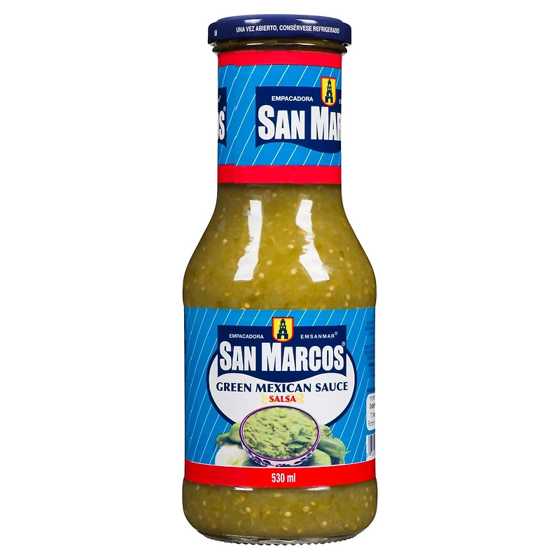 Sauce salsa verte San Marcos au style mexicaine