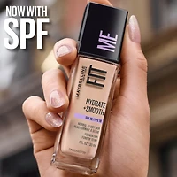 Maybelline New York Fit Me Hydate + Smooth Foundation, SPF 18, Sun Beige