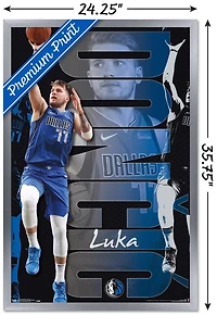 NBA Dallas Mavericks - Luka Doncic 19 Wall Poster, 22.375" x 34"