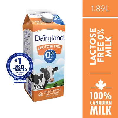 Dairyland Lactose Free Skim Milk