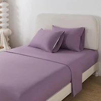 Mainstays All in One Reversible Comforter and Sheet Set, 7-Piece, Full, White Multi Floral