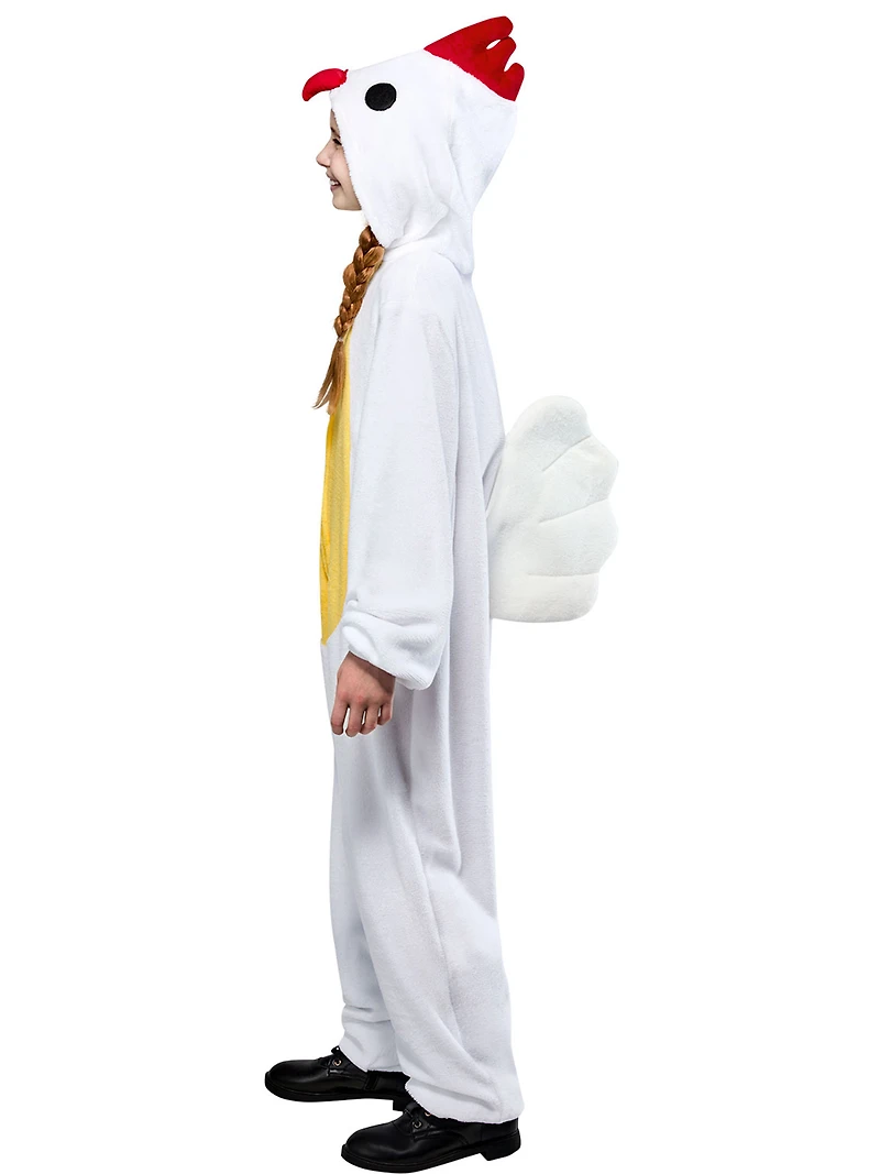 Rubies Chicken Comfy Wear Zipsters Costume for Kids, Unisex