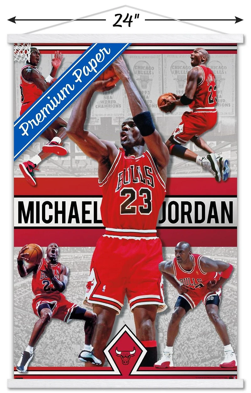 Michael Jordan - Collage Wall Poster, 22.375" x 34"