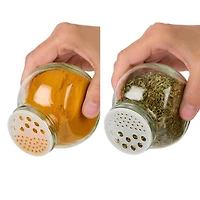 Trudeau Marshall Spice Jar, 210ml, Glass, Stainless Steel Sugar or Spice Shaker