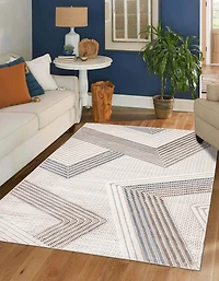 ECARPET Bentley Contemporary/Modern Area Rug for Living Room, Bedroom, Dining Room, Entrance, Hallway and More.