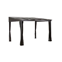 Sojag Pompano 10 x 10 x 8 ft Charcoal Wall Gazebo