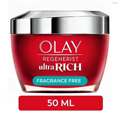 Olay Regenerist Ultra Riche Hydratant pour le Visage, Sans Parfum