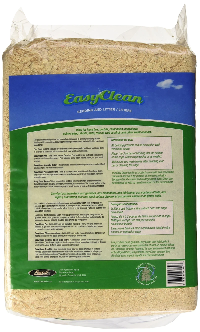 Pestell Easy Clean Pine Bedding & Litter - 40L/2440 cu.in.
