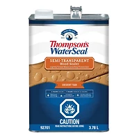 Scelleur semi-transparent pour le bois Thompson’s WaterSeal, tan désert, 3,78 l